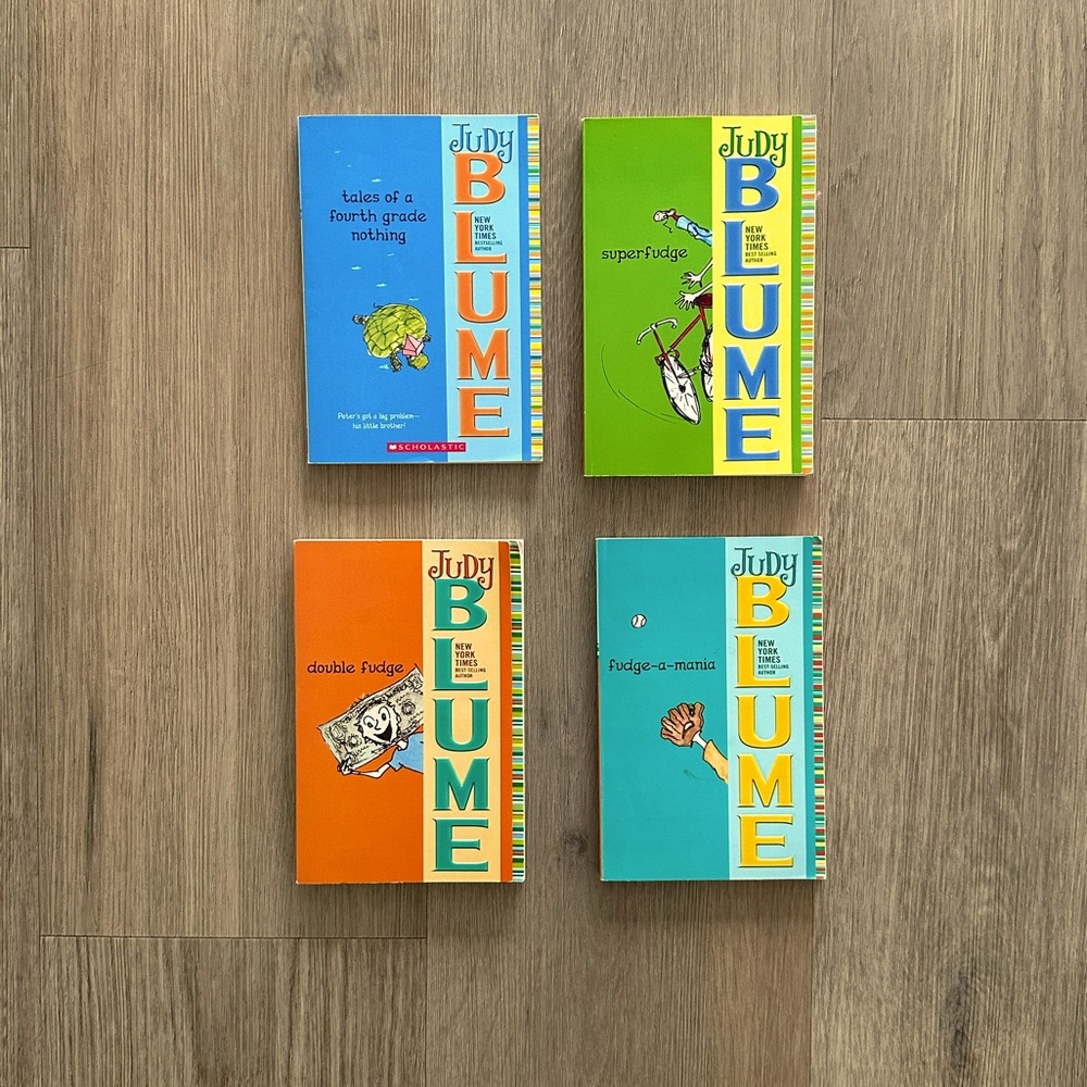 LOT OF 4 BOOKS - Judy Blume Titles